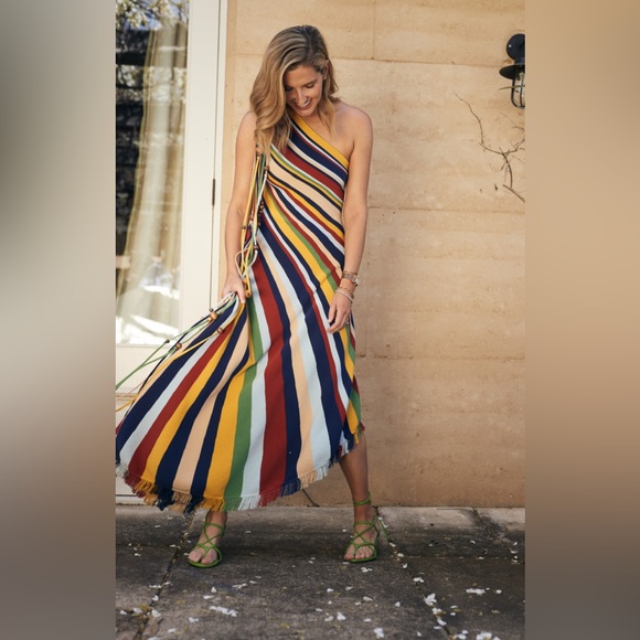 Oscar de la Renta multicolor stripe midi tassel dress
Small - Picture 1 of 2
